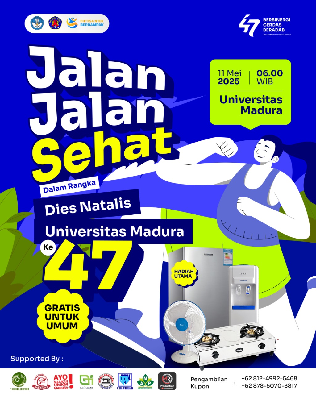 Jalan-jalan Sehat Dies Natalis ke-47 Universitas Madura 